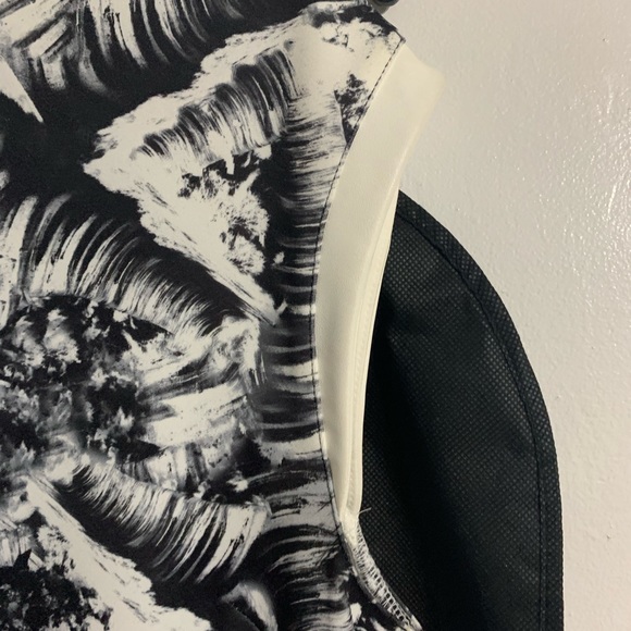 ZARA RETRO BLACK & WHITE DRESS - Picture 3 of 6